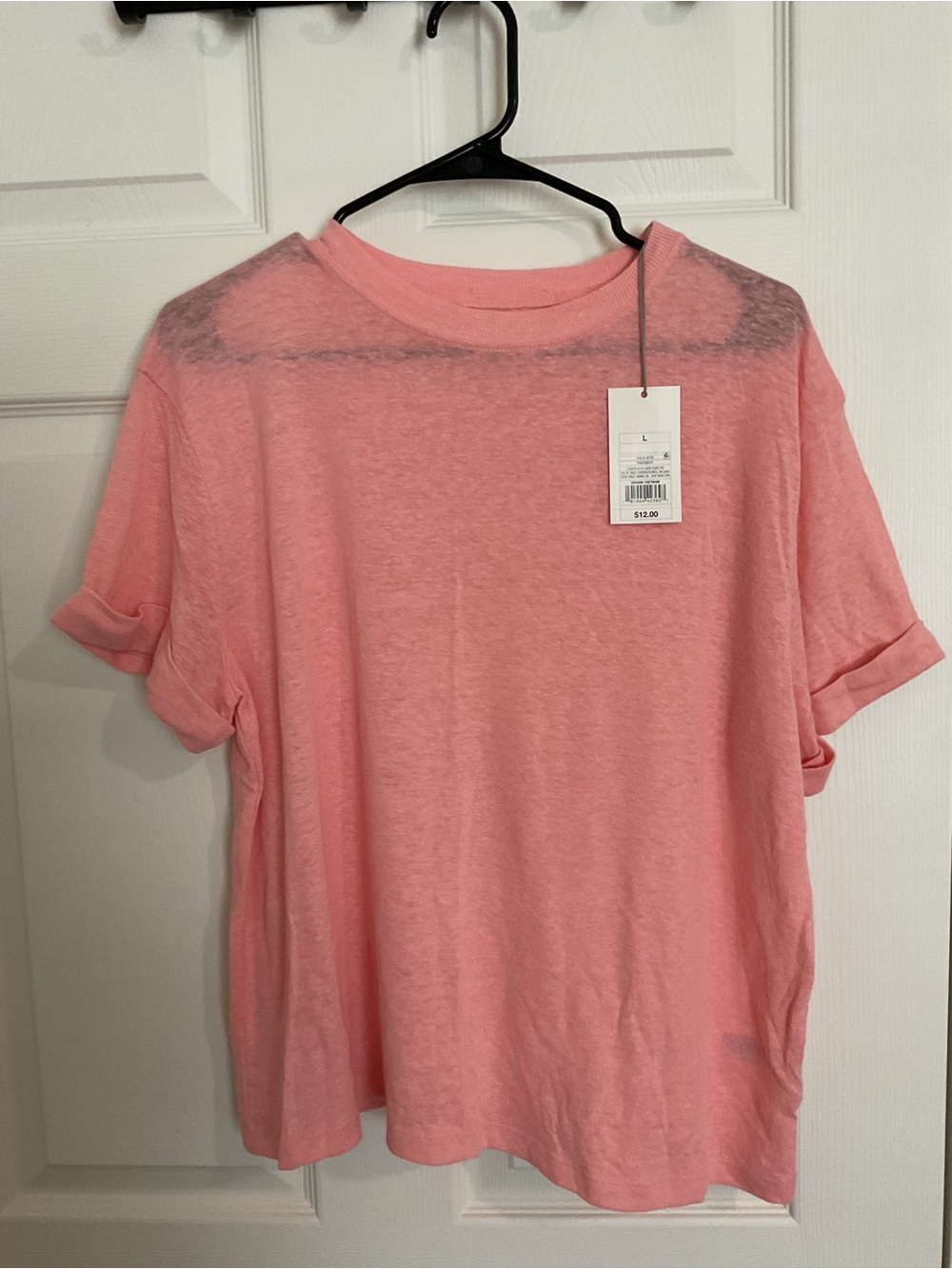 Target Coral Pink Short-Sleeve Crewneck Tee